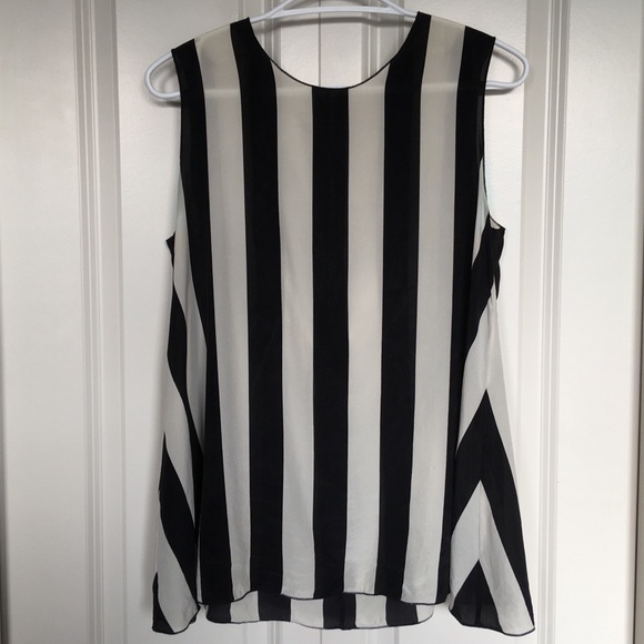 Dolce & Gabbana Vertical Striped Sleeveless Tank - Picture 1 of 4